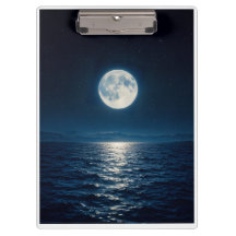 Vollmond Wasser Reflexion Mondlicht Abstrakter Dur