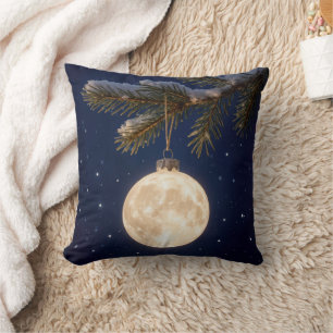Vollmond Weihnachtsschmuck Kissen