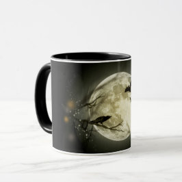 Vollmond zu Halloween Tasse