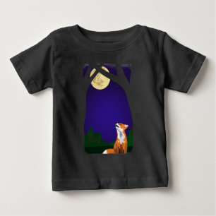 Vollmondfuchs Baby T-shirt