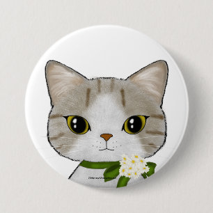 Vollmondkatze Button