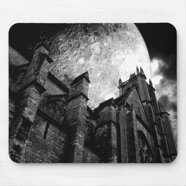 Vollmondkirche Mousepad (Vorne)