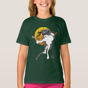 Vollmondmission: Katze Ninja T-Shirt