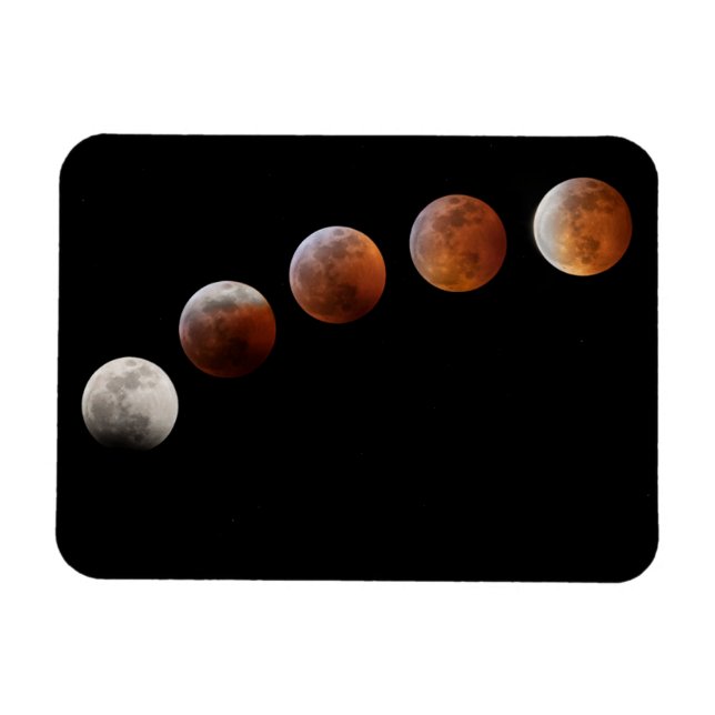 Vollmondphasen Lunar-Eclipse | Colorado Magnet (Horizontal)