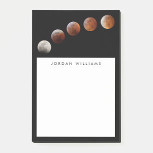 Vollmondphasen Totale Mondfinsternis Colorado Post-it Klebezettel