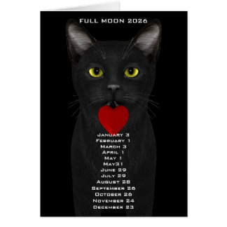 Vollmondtermine Katze 2026