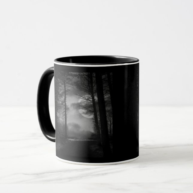 Vollmondwald Tasse (Vorderseite Links)