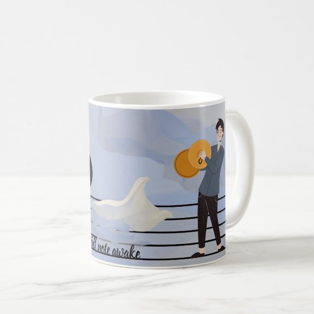 Vollnote Erwacht  Kaffeetasse (VorderseiteRechts)