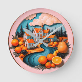 Vollplatte Runde Wanduhr