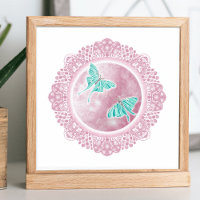 Vollrosa Mond | April Moon Illustration