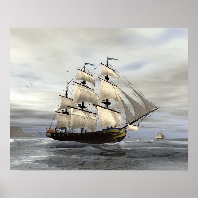Vollsegler Poster (Vorne)