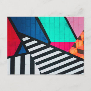 Vollständig 80er Anstrichfarben Postkarte