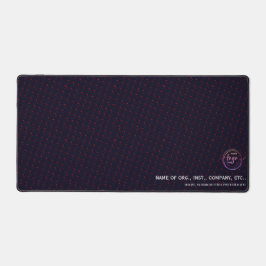 Vollständig anpassbar mit Logo-Slogan für Firmenna Schreibtischunterlage