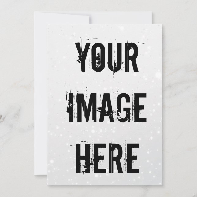 Vollständig anpassbare Flachkarte Save the Date (Vorderseite)