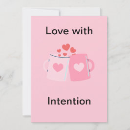 Vollständig anpassbare Valentinstag-Karte Feiertagskarte