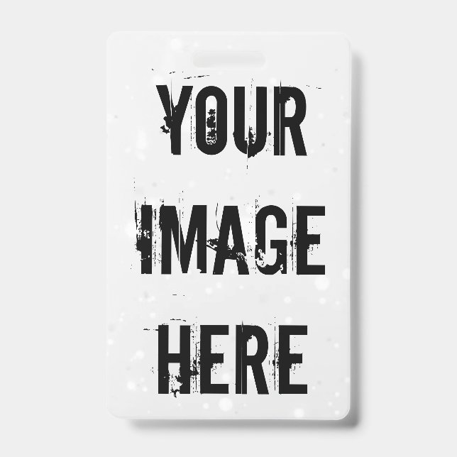 Vollständig anpassbarer Abzeichen Gepäckanhänger o Ausweis (Vorderseite)