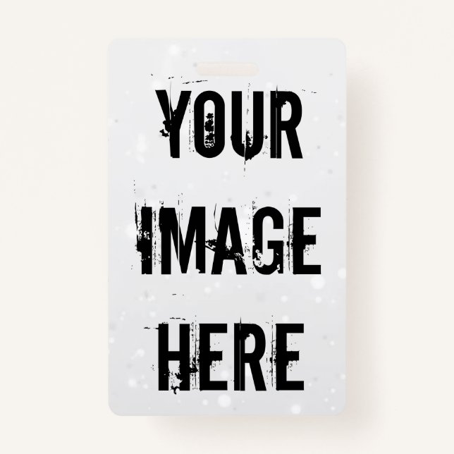 Vollständig anpassbarer Abzeichen Gepäckanhänger o Ausweis (Vorderseite)