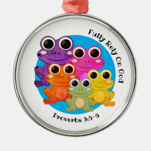 VOLLSTÄNDIG AUF GOTT Christlich Ornament Aus Metall