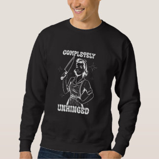 Vollständig aufklappbarer Retro Style Fun Sweatshirt