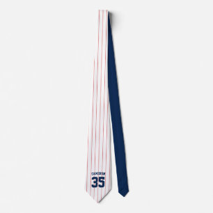 Vollständig bearbeitbare Farben Baseball Jersey S Krawatte