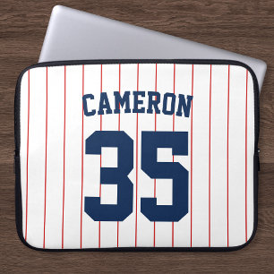 Vollständig bearbeitbare Farben Baseball Jersey S Laptopschutzhülle