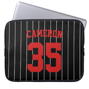 Vollständig bearbeitbare Farben Baseball Jersey St Laptopschutzhülle
