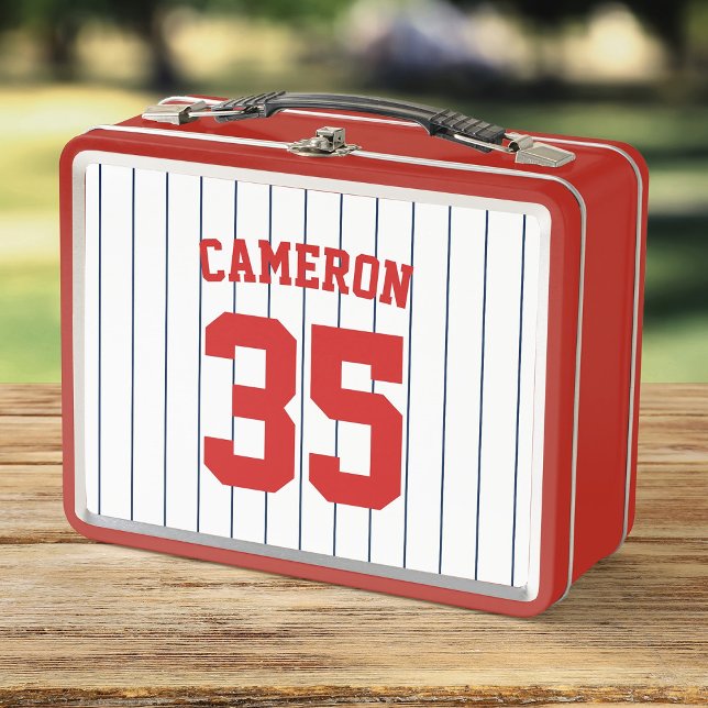 Vollständig bearbeitbare Farben Baseball Jersey St Metall Brotdose (Von Creator hochgeladen)