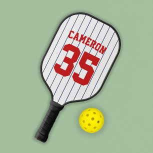 Vollständig bearbeitbare Farben Baseball Jersey St Pickleball Schläger