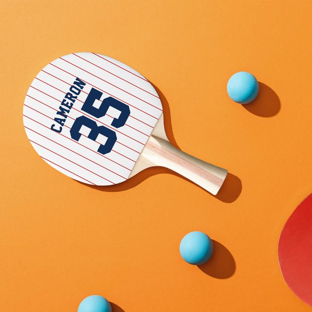 Vollständig bearbeitbare Farben Baseball Jersey St Tischtennis Schläger (Von Creator hochgeladen)