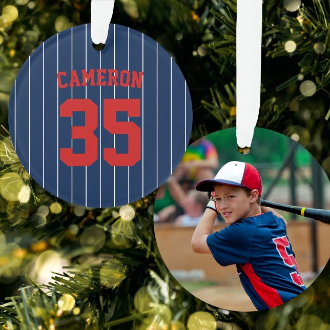 Vollständig editierbare Farben Baseball-Trikot-Str Ornament (Von Creator hochgeladen)