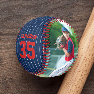 Vollständig editierbare Farben Streifen Name Numme Baseball