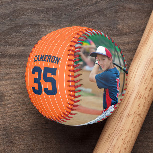 Vollständig editierbare Farben Streifen Name Numme Baseball