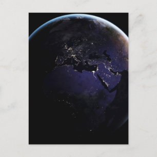 Vollständig erdacht, das die Lichter der Stadt Eur Postkarte