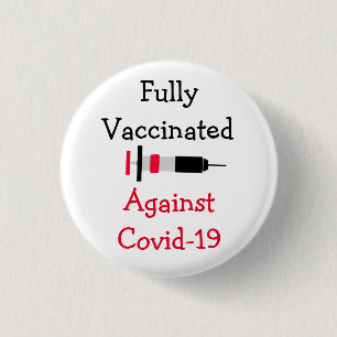 Vollständig gegen Covid-19 geimpft Button