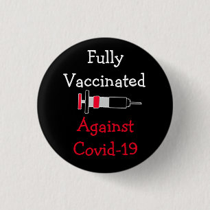 Vollständig gegen Covid-19 geimpft Button