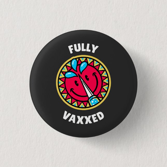 Vollständig geimpft button (Vorderseite)