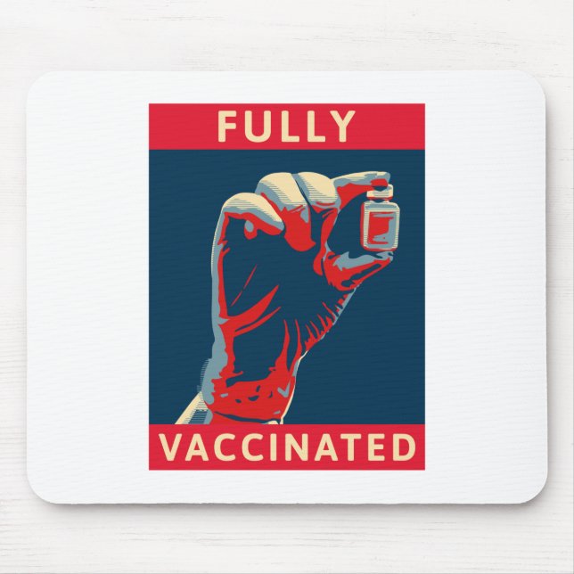 vollständig geimpft mousepad (Vorne)