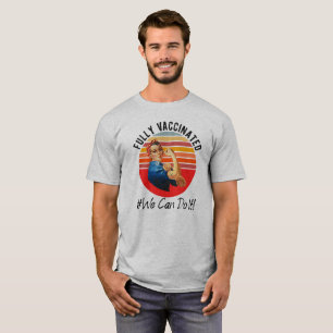 Vollständig geimpft - #We can do it - Vintager Riv T-Shirt