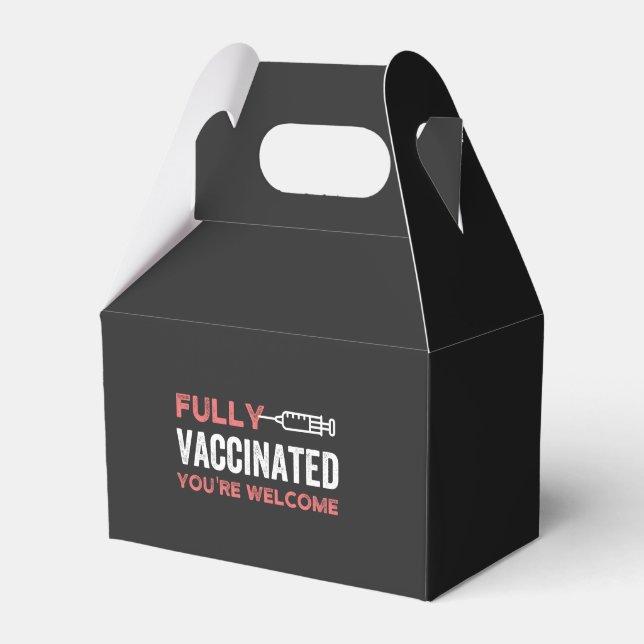 Vollständig geimpft, willkommen geschenkschachtel (Vorderseite)