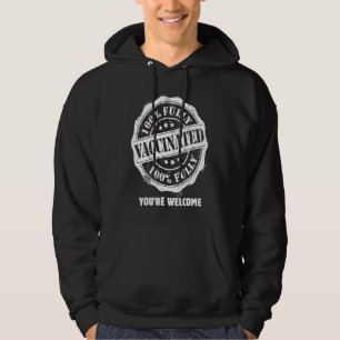 Vollständig geimpft Willkommen Pro Impfung Impfung Hoodie