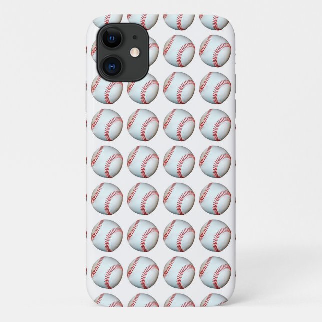 Vollständig kleine Baseballs Case-Mate iPhone Hülle (Rückseite)