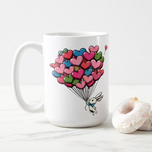 Vollständig Liebe Kaffeetasse (Mit Donut)