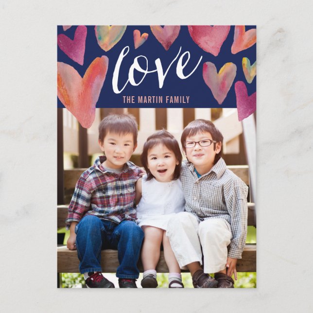 Vollständig Liebe Valentinstag Postkarte (Vorderseite)