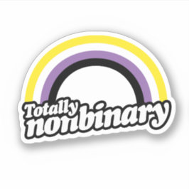 Vollständig nichtbinärer Sticker