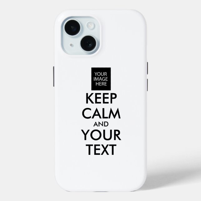Vollständig Personalisiert BEHALTEN CALM und IHRER Case-Mate iPhone Hülle (Rückseite)