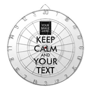Vollständig Personalisiert BEHALTEN CALM und IHRER Dartscheibe