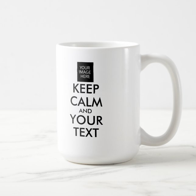 Vollständig Personalisiert BEHALTEN CALM und IHRER Kaffeetasse (Rechts)