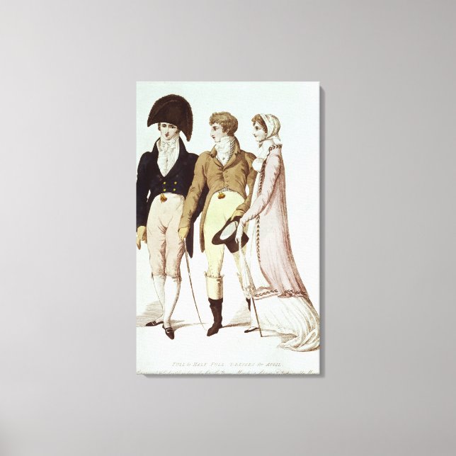 Vollständig und halb Vollkleidung für April Leinwanddruck (Vorderseite)