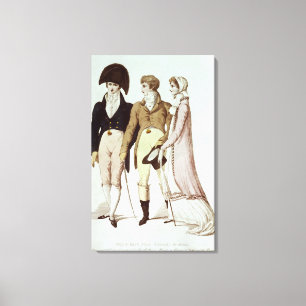 Vollständig und halb Vollkleidung für April Leinwanddruck