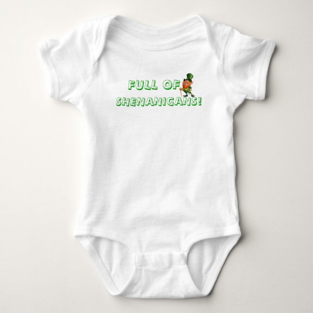 VOLLSTÄNDIG VON SCHENANIGANS! Baby T. Strampler (Vorderseite)